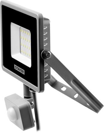 Прожектор LEDPro светодиодный, STAYER Profi 57133-30, датчик движения, 30Вт 57133-30 купить в Нефтеюганске