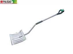 Лопата снеговая 465 х 340 мм метал. изогн. обрез черенок алюм. ковш PALISAD 61573