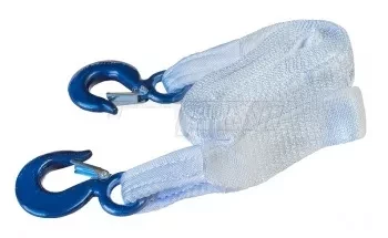 Ремень буксировочный 10т SF 6. L= 5.0 м 75 мм в 1 слой с двумя Кч 3.2 т 320А купить в Нефтеюганске