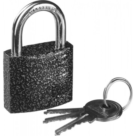 Замок STAYER &quot;STANDARD&quot; навесной, металлический корпус, закаленная дужка, 38мм 37160-38 купить в Нефтеюганске