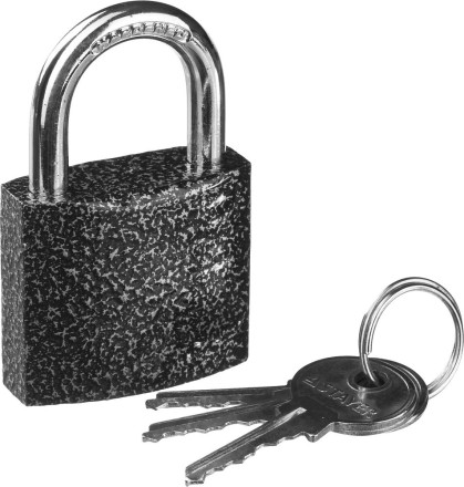 Замок STAYER &quot;STANDARD&quot; навесной, металлический корпус, закаленная дужка, 38мм 37160-38 купить в Нефтеюганске