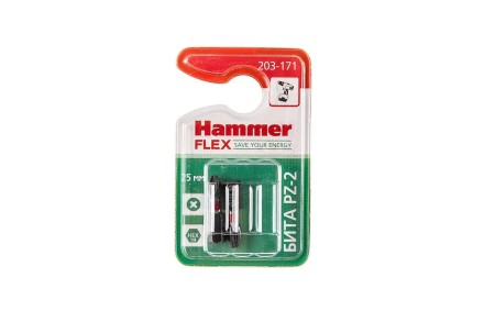 Бита HAMMER PZ2 25мм (2шт) купить в Нефтеюганске