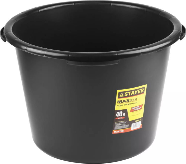Кадка STAYER "MASTER" строительная пластмассовая, 40л 06098-40 купить в Нефтеюганске