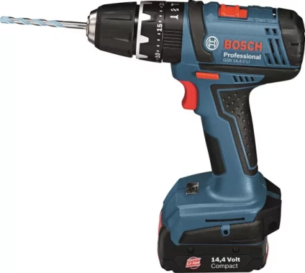 Аккумуляторная дрель BOSCH GSB 14,4-2 Li (0.601.9C7.001) купить в Нефтеюганске