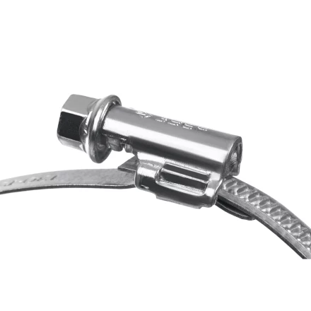 ЗУБР Х-9Н, 8 - 12 мм, накатная лента 9 мм, цинк, 50 шт, червячный хомут (37807-12) купить в Нефтеюганске