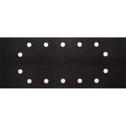 Лист шлиф. универсал. URAGAN &quot;Оптимален для твердых пород дерева&quot; 14 отверстий по кругу, для ПШМ, P320, 115х280мм, 50шт 907-22104-320-50 купить в Нефтеюганске