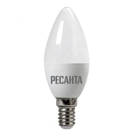 Лампа светодиодная РЕСАНТА LL-R-C37-5W-230-3K-E14 76/1/1 купить в Нефтеюганске
