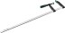 Струбцина, KRAFTOOL 32011-120-800, тип &quot;F&quot;, DIN 5117, двухкомпонентная ручка, 120х800мм 32011-120-800 купить в Нефтеюганске