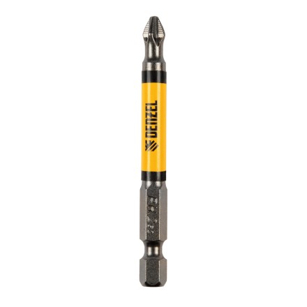 Бита PH2х70, сталь S2, цилиндр., 10 шт. Е 6,3 Denzel 11643 купить в Нефтеюганске