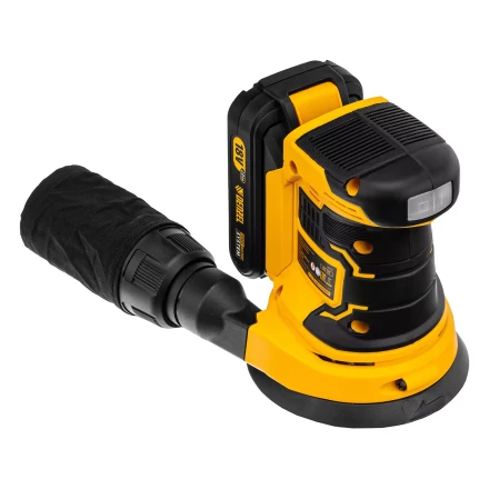 Машина шлифовальная эксцентриковая аккумуляторная Denzel 28470 COS-125, 18В Li-Ion купить в Нефтеюганске