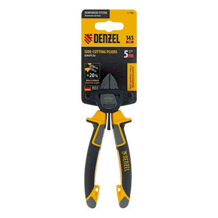 Бокорезы 145 мм Denzel 17780, трехкомпонентные рукоятки купить в Нефтеюганске