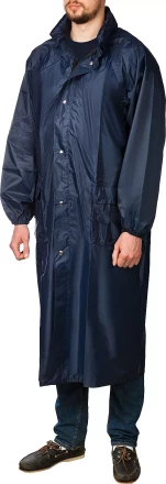 Плащ-дождевик STAYER 11612-56, нейлоновый на молнии, синий цвет, размер 56-58 11612-56 купить в Нефтеюганске