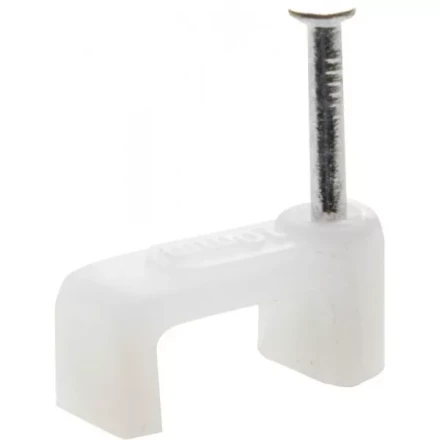 Скоба-держатель для плоского кабеля, с оцинкованным гвоздем, 5 мм, 100 шт, STAYER Master 4511-05 4511-05 купить в Нефтеюганске