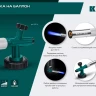 KG-1000 цельнометаллическая газовая горелка с пъезоподжигом, на баллон с цанговым соединением, 1450°C 55514 купить в Нефтеюганске