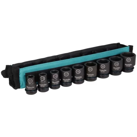 Набор ударных торцевых головок Makita 1/2, 9 шт Makita E-16617 купить в Нефтеюганске