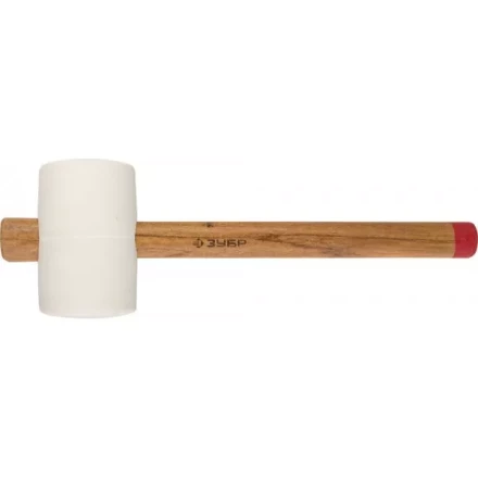 Киянка ЗУБР &quot;МАСТЕР&quot; резиновая белая, с деревянной рукояткой, 0,9кг 20511-900_z01 купить в Нефтеюганске