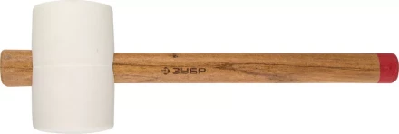 Киянка ЗУБР &quot;МАСТЕР&quot; резиновая белая, с деревянной рукояткой, 0,9кг 20511-900_z01 купить в Нефтеюганске