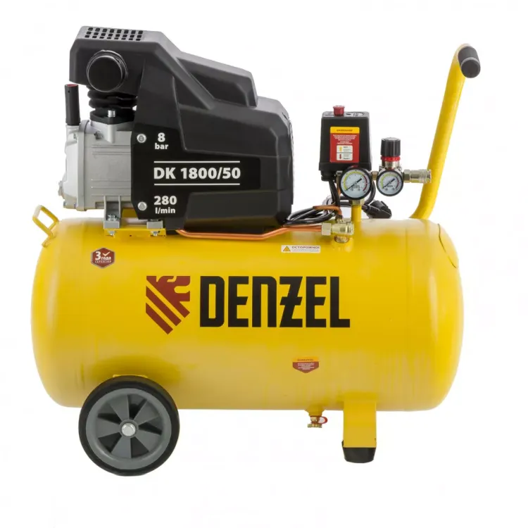 Компрессор воздушный Denzel DK1800/50 Х-PRO 58068 купить в Нефтеюганске