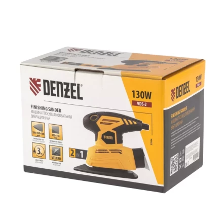 Шлифмашина плоскошлифовальная VDS-2 вибрационная Denzel 27614 купить в Нефтеюганске