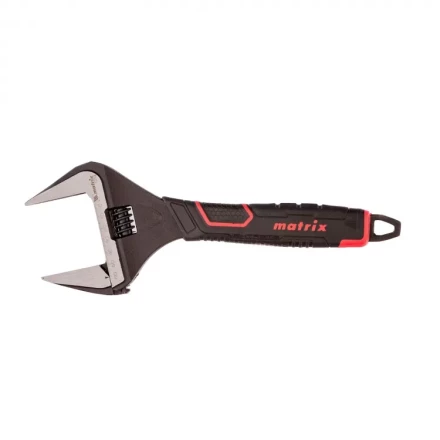 Ключ разводной Matrix тонкие губки фосфатированный двухкомпонентная рукоятка 300 мм 15579 купить в Нефтеюганске