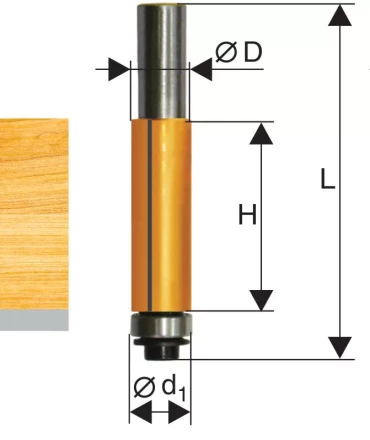 Фреза кромочная прямая ф127х25мм хв 8мм 10523 купить в Нефтеюганске