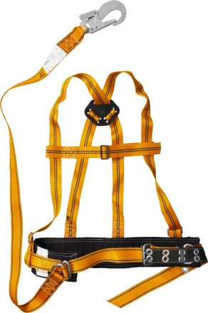 Лямочный пояс СИБИН тип ППВА, материал стропа - лента, с наплечными лямками 11565 купить в Нефтеюганске