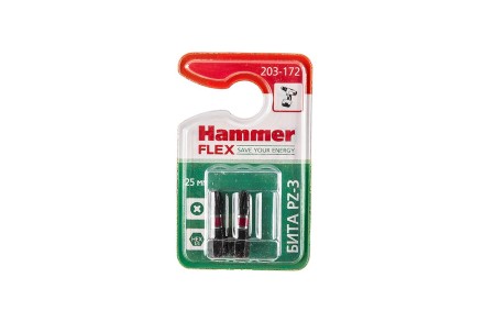 Бита HAMMER PZ3 25мм (2шт) купить в Нефтеюганске