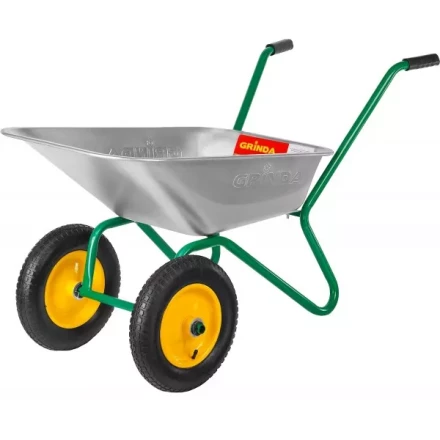 Тачка GRINDA садовая двухколесная, 80 л, грузоподъемность 120 кг 422400_z01 купить в Нефтеюганске