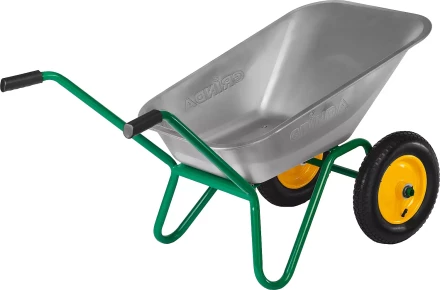 Тачка GRINDA садовая двухколесная, 80 л, грузоподъемность 120 кг 422400_z01 купить в Нефтеюганске