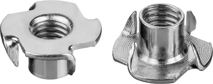 ЗУБР DIN 1624, M4 x 8 мм, цинк, 5 кг, врезная гайка (303780-04) купить в Нефтеюганске