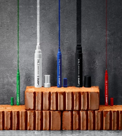 ЗУБР МК-400 синий, 2-4 мм маркер-краска (06325-7) купить в Нефтеюганске