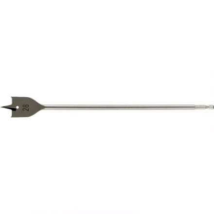 Сверло по дереву перовое удлиненное 28 х 300 мм 6-гранный хвостовик MATRIX 704028 купить в Нефтеюганске