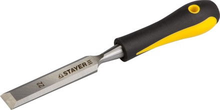 Стамеска с двухкомпонентной ручкой, 22мм, STAYER Profi 18205-22 купить в Нефтеюганске
