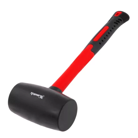 Киянка резиновая, 910 г, черная резина, фибергласовая рукоятка// Matrix 11194 купить в Нефтеюганске