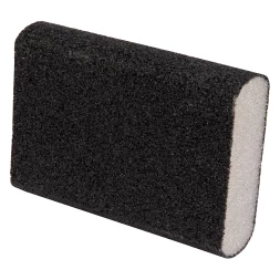 Губка для шлифования, 100 х 70 х 25 мм, овал, Средняя жесткость, P 60 Сибртех 757367