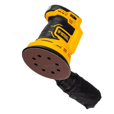 Машина шлифовальная эксцентриковая аккумуляторная COS-125-0, 18В Li-Ion Denzel 28471 купить в Нефтеюганске