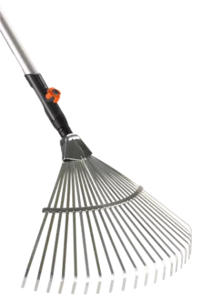 Комплект: Грабли веерные  + Рукоятка деревянная 130 см   GARDENA купить в Нефтеюганске