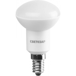 Лампа СВЕТОЗАР светодиодная &quot;LED technology&quot;, цоколь E14(миньон), яркий белый свет (4000К), 45 (5Вт), 220В 44504-45