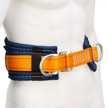 Удерживающая привязь безлямочная Сибртех 89505, модель УП I, прошитый высокий кушак купить в Нефтеюганске