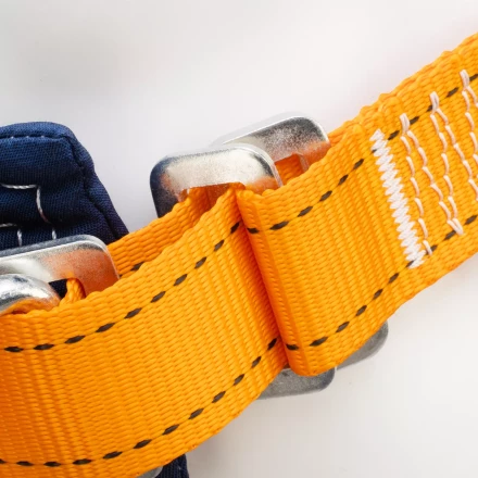 Удерживающая привязь безлямочная Сибртех 89505, модель УП I, прошитый высокий кушак купить в Нефтеюганске