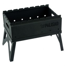 Мангал походный складной Camping Palisad 69667, 440 х 320 х 140/350 мм, сталь 1,2 мм, сумка в комплекте