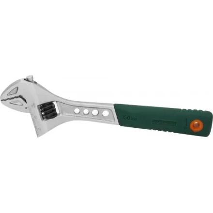 Ключ разводной 150  0-19 мм пластиковая ручка  W27 АТ6 Jonnesway 48045 купить в Нефтеюганске