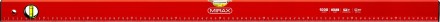 Уровень коробчатый MIRAX, 2 ампулы, крашеный, 1000мм 34602-100_z02 купить в Нефтеюганске