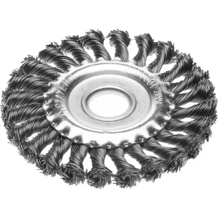 STAYER &quot;PROFESSIONAL&quot;. Щетка дисковая для УШМ, жгутированная стальная проволока 0,5мм, 150ммх22мм 35120-150 купить в Нефтеюганске