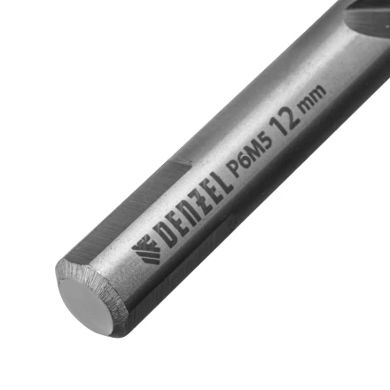 Сверло спиральное по металлу Denzel,  12 x 151 мм, Р6М5, Golden Tip 718244 купить в Нефтеюганске