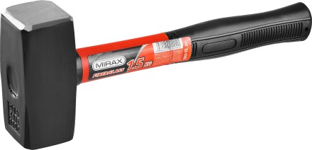 Кувалда 1,5 кг с фиберглассовой рукояткой, MIRAX 2011-15 2011-15_z02 купить в Нефтеюганске