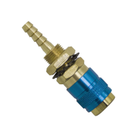 Быстросъемное соединениес резъбовой втулкой М NW5- штуцер 6 мм (Blue) FA3085