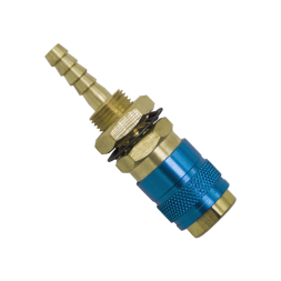 Быстросъемное соединениес резъбовой втулкой М NW5- штуцер 6 мм (Blue) FA3085