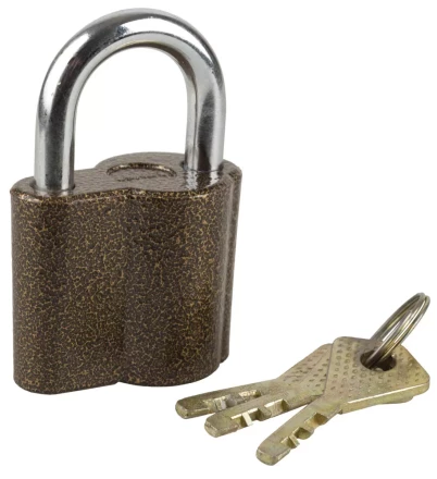 Замок ЗУБР &quot;МАСТЕР&quot; навесной, компактный корпус, дисковый механизм секрета, ключ 7 &quot;пинов, 48х41мм 3720-26_z01 купить в Нефтеюганске