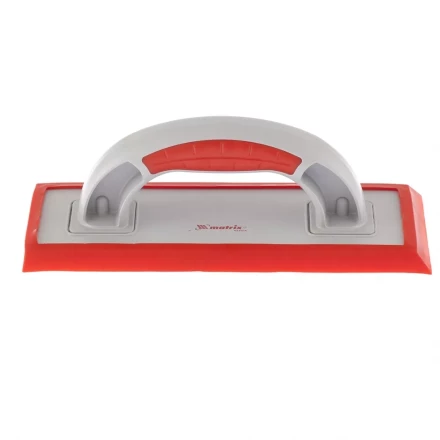 Терка пластиковая для эпоксидной затирки со сменным резиновым покрытием 250x95 мм MATRIX артикул 86803 купить в Нефтеюганске